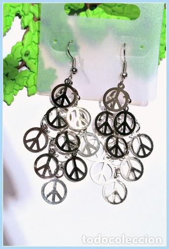 Joyeria: Pendientes largos color plata, A&ntilde;o 2000, Nuevos - Foto 1