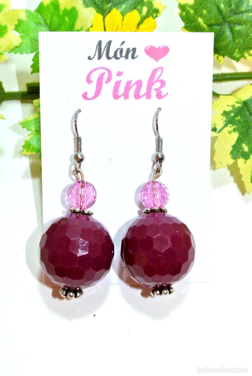 Joyeria: Pendientes color uva, A&ntilde;o 2000, Nuevos - Foto 2