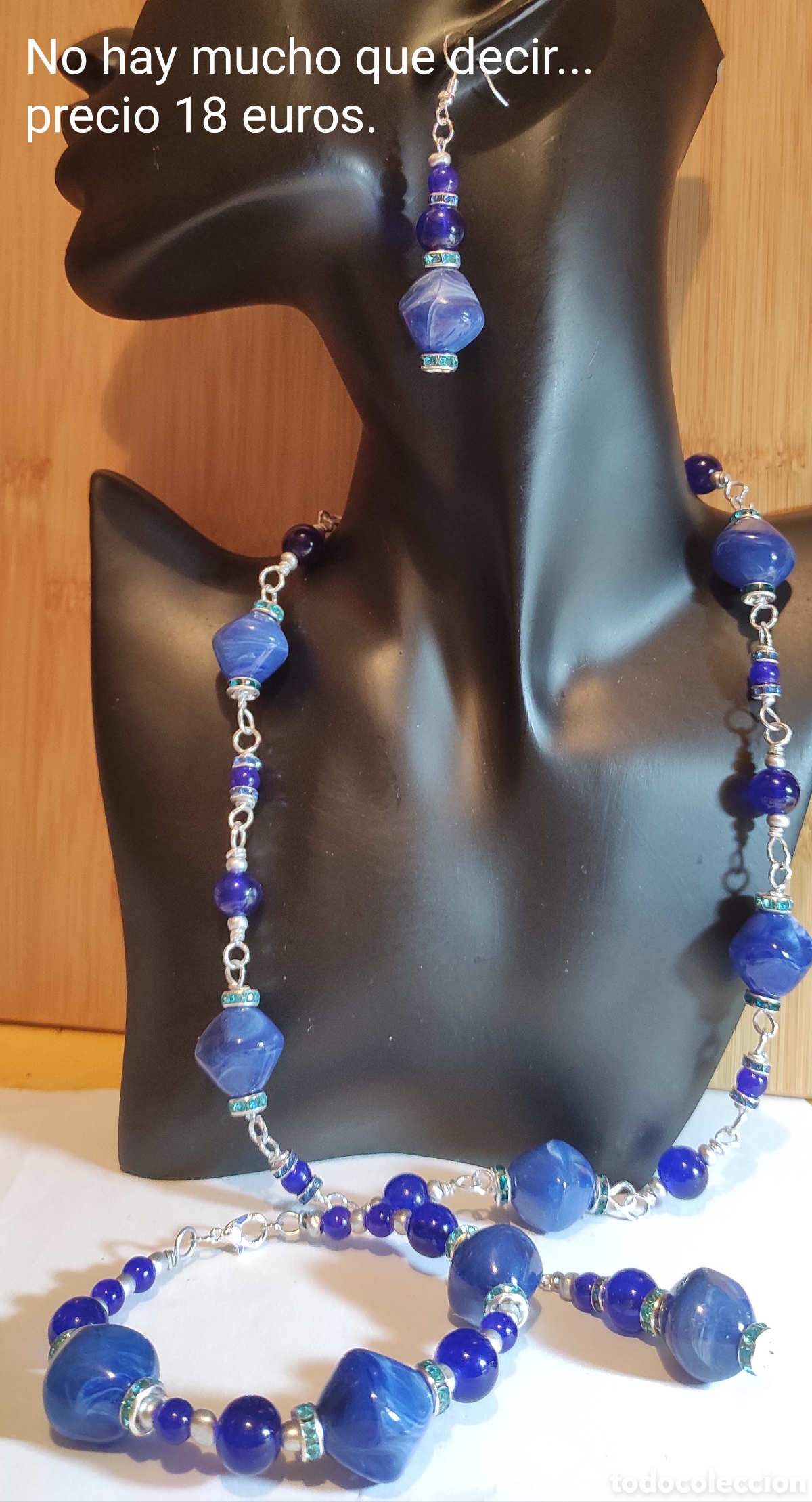 Joyeria: Collar y pulsera !!Espectacular conjunto hecho a mano!!! - Foto 1