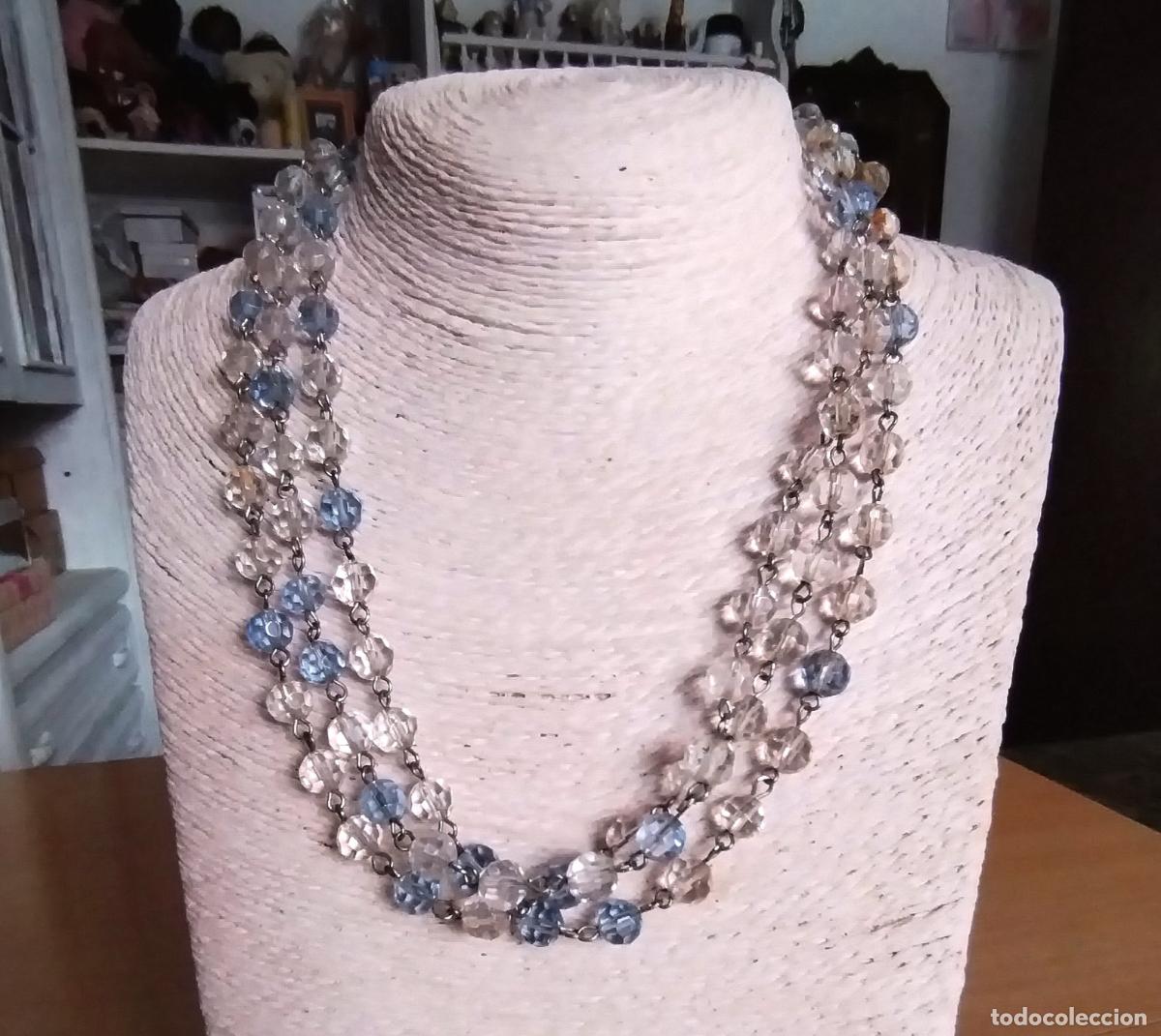 Joyeria: Collar largo, con cuentas de cristal. - Foto 4