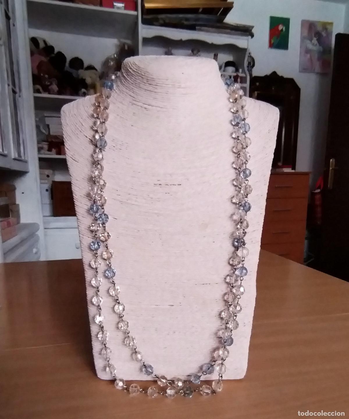 Joyeria: Collar largo, con cuentas de cristal. - Foto 1