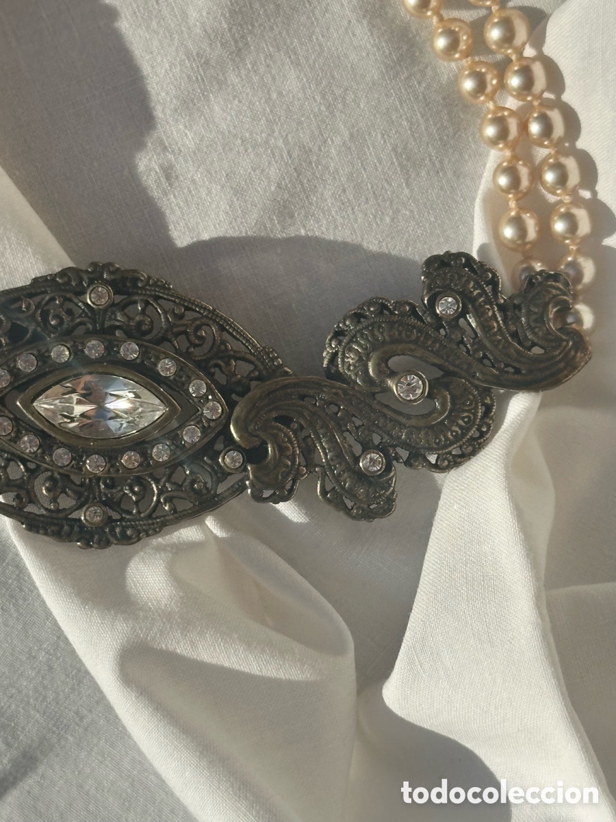 Joyeria: Collar perlas bisuter&iacute;a antigua - Foto 5
