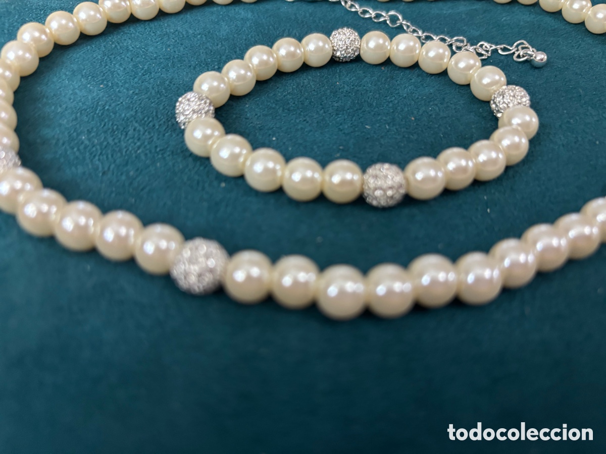 Joyeria: Conjunto collar y pulsera el&aacute;stica - Foto 2