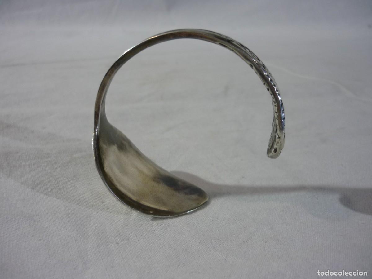Joyeria: Cuchara de alpaca transformada en pulsera - Foto 8