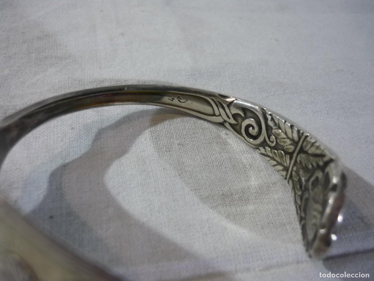 Joyeria: Cuchara de alpaca transformada en pulsera - Foto 9