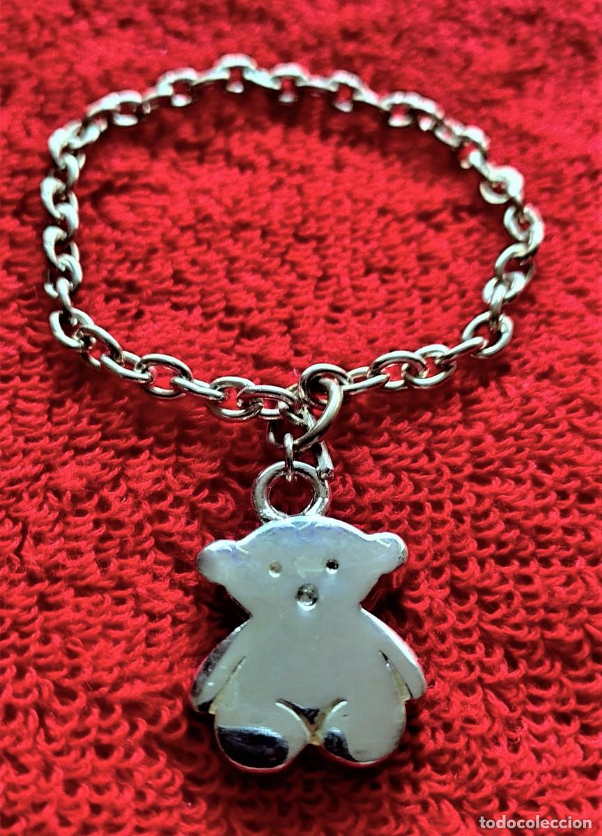 Joyeria: Pulsera Alpaca con osito tipo Tous - Foto 1