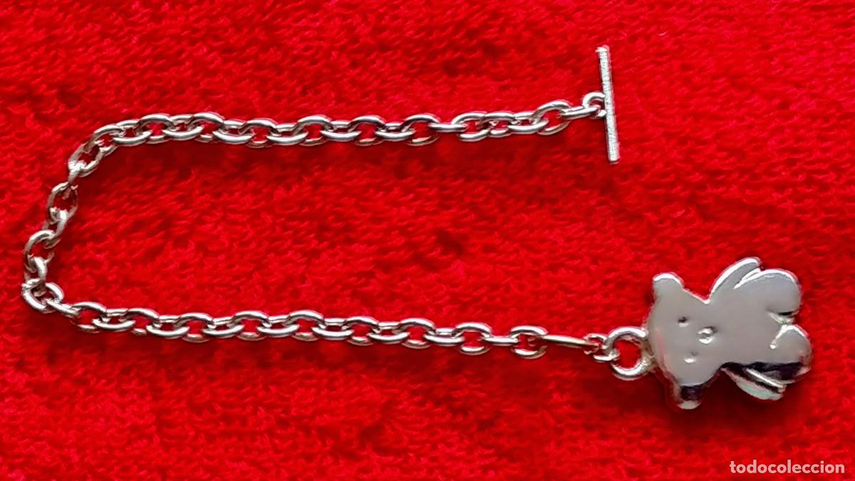 Joyeria: Pulsera Alpaca con osito tipo Tous - Foto 3