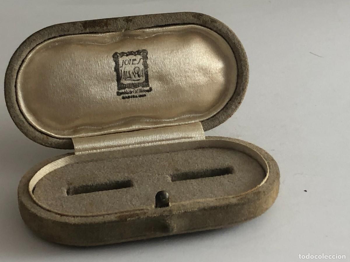 Joyeria: Caja antigua vac&iacute;a para gemelos &ldquo;&rdquo; - Foto 1