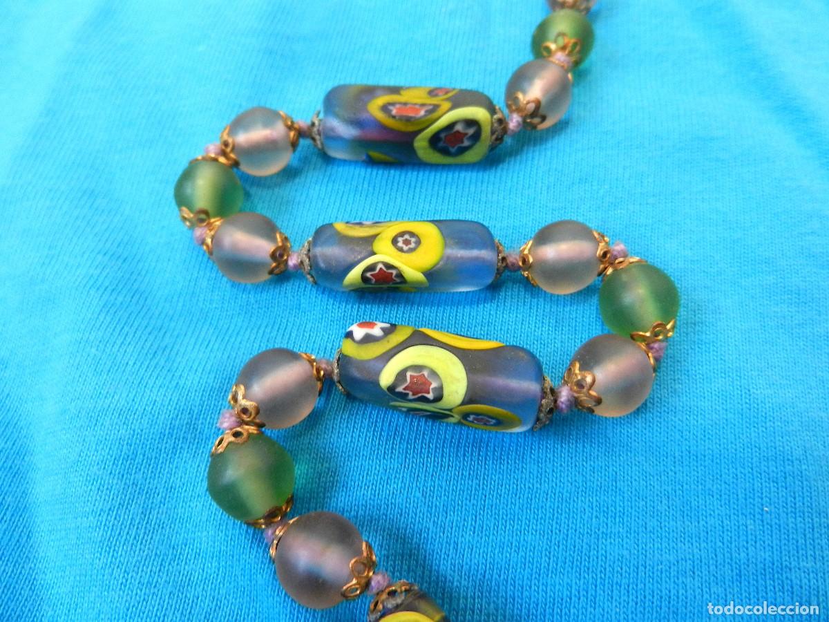 Joyeria: Collar antiguo cristal de Murano - Foto 1