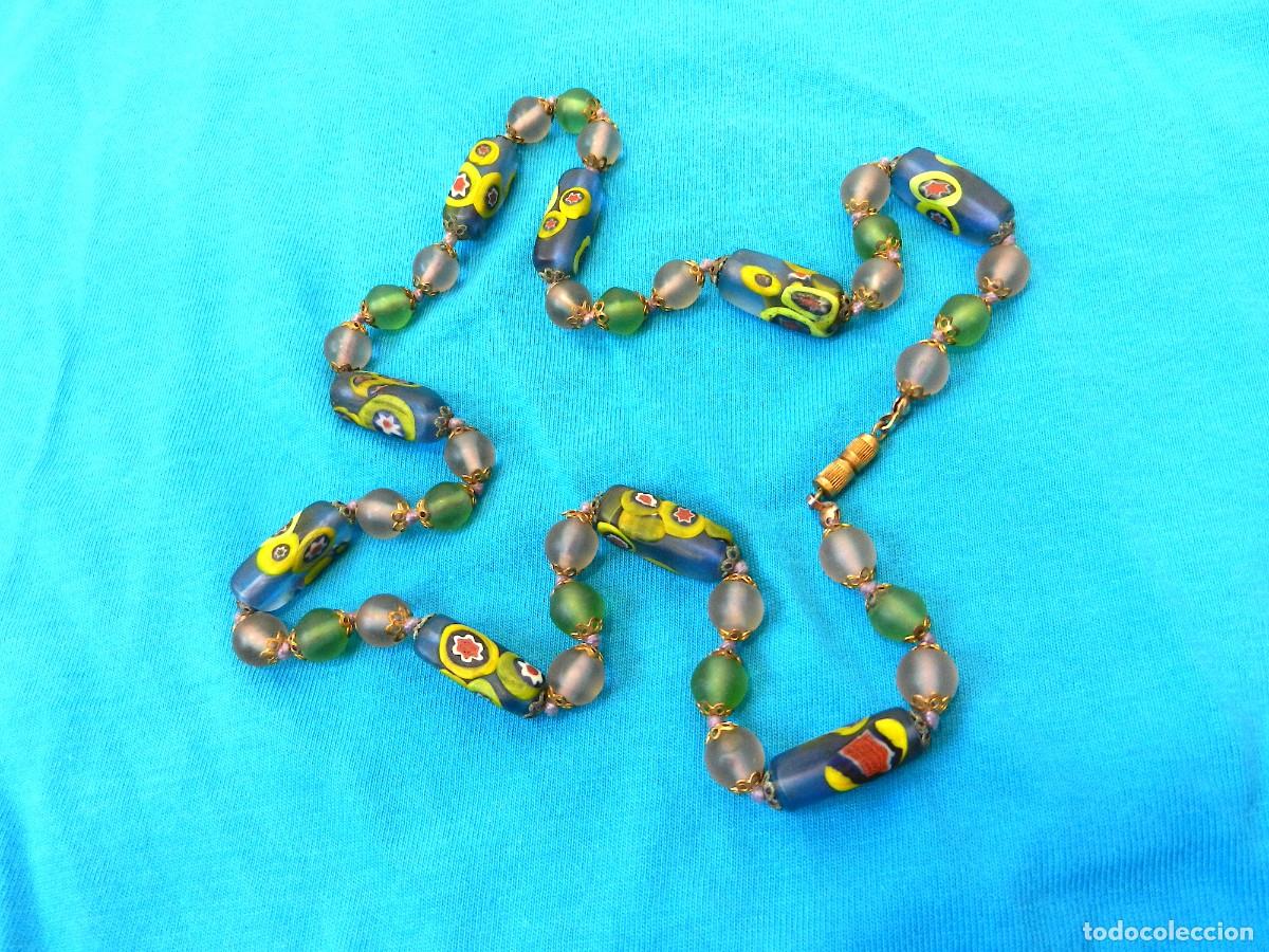 Joyeria: Collar antiguo cristal de Murano - Foto 2