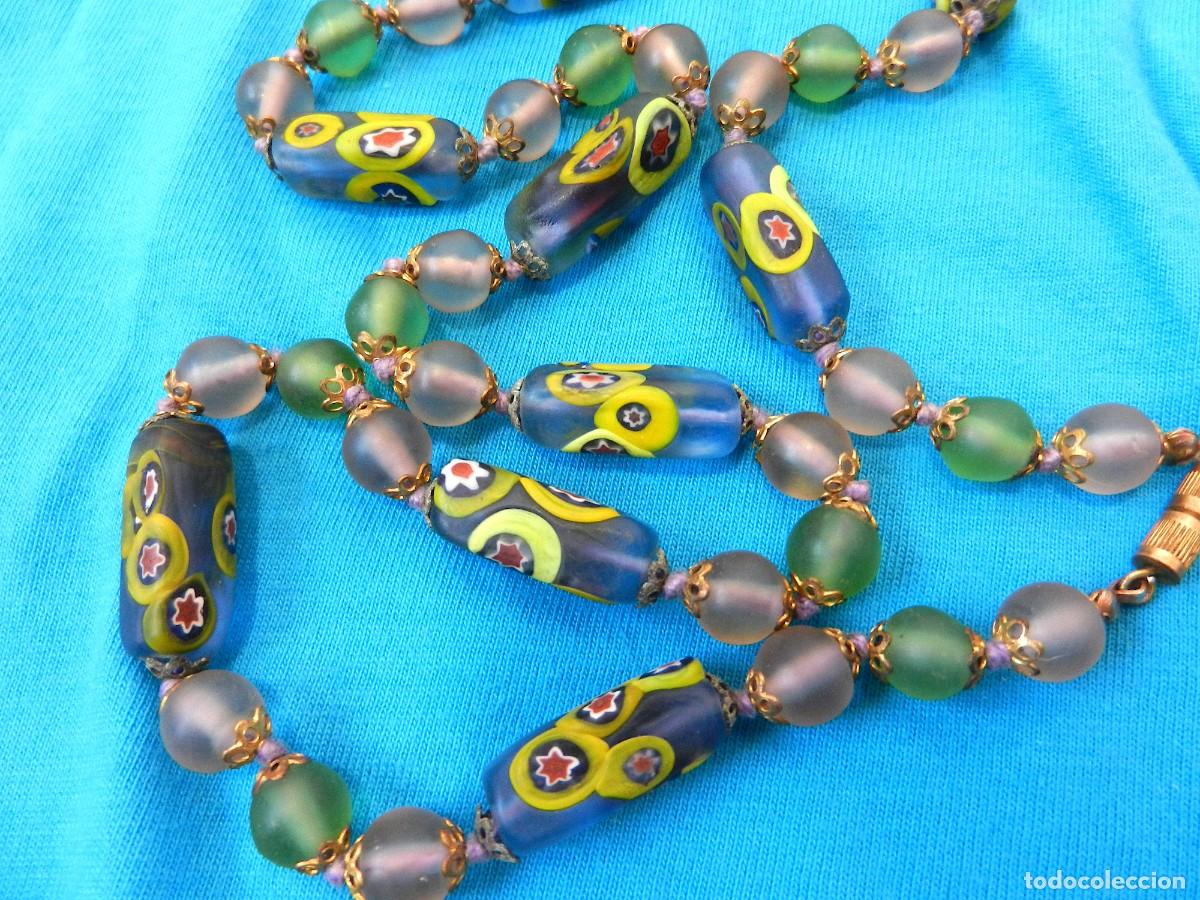 Joyeria: Collar antiguo cristal de Murano - Foto 3