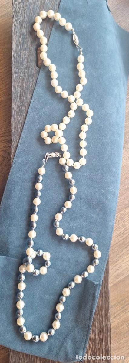 Joyeria: Dos Antiguos Collares Perlas Cultivadas - Foto 2