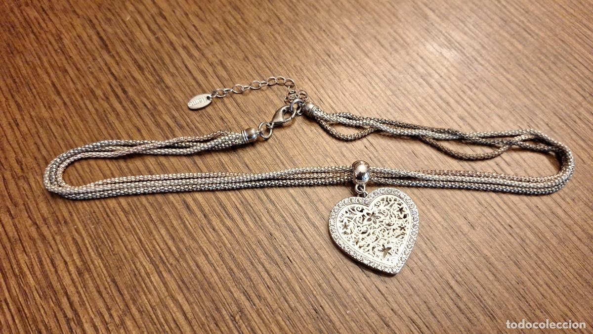 Joyeria: Collar de 3 vueltas Dije Coraz&oacute;n Calado - Foto 2