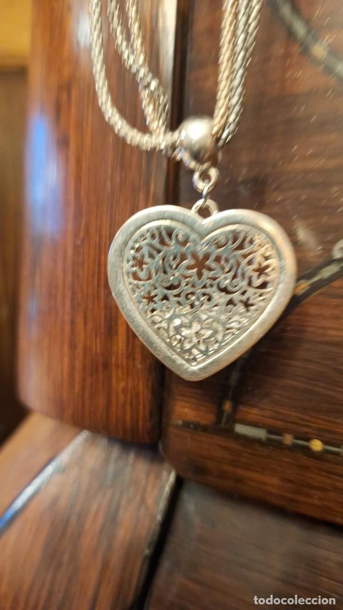 Joyeria: Collar de 3 vueltas Dije Coraz&oacute;n Calado - Foto 3