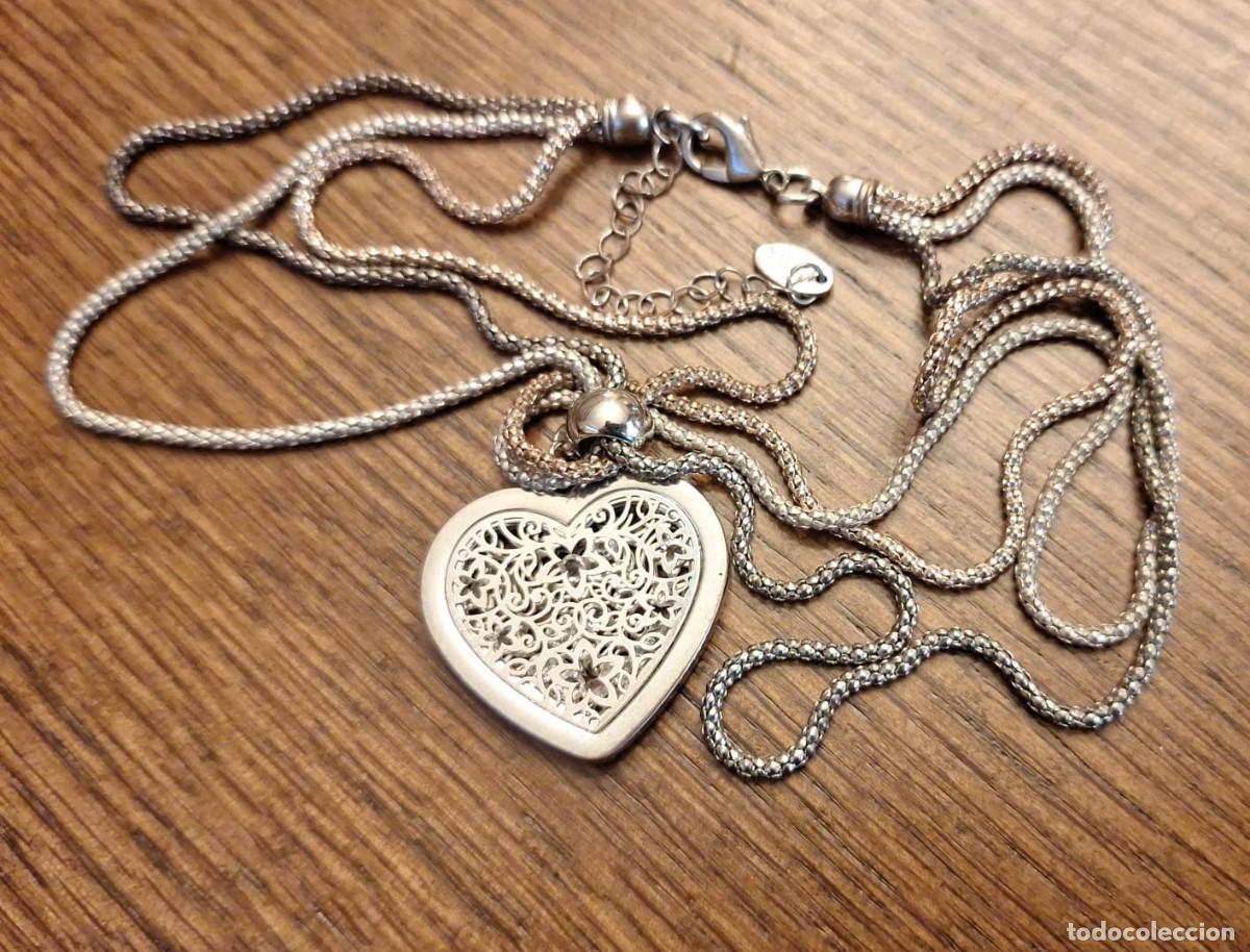 Joyeria: Collar de 3 vueltas Dije Coraz&oacute;n Calado - Foto 4
