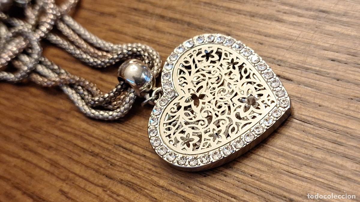 Joyeria: Collar de 3 vueltas Dije Coraz&oacute;n Calado - Foto 5