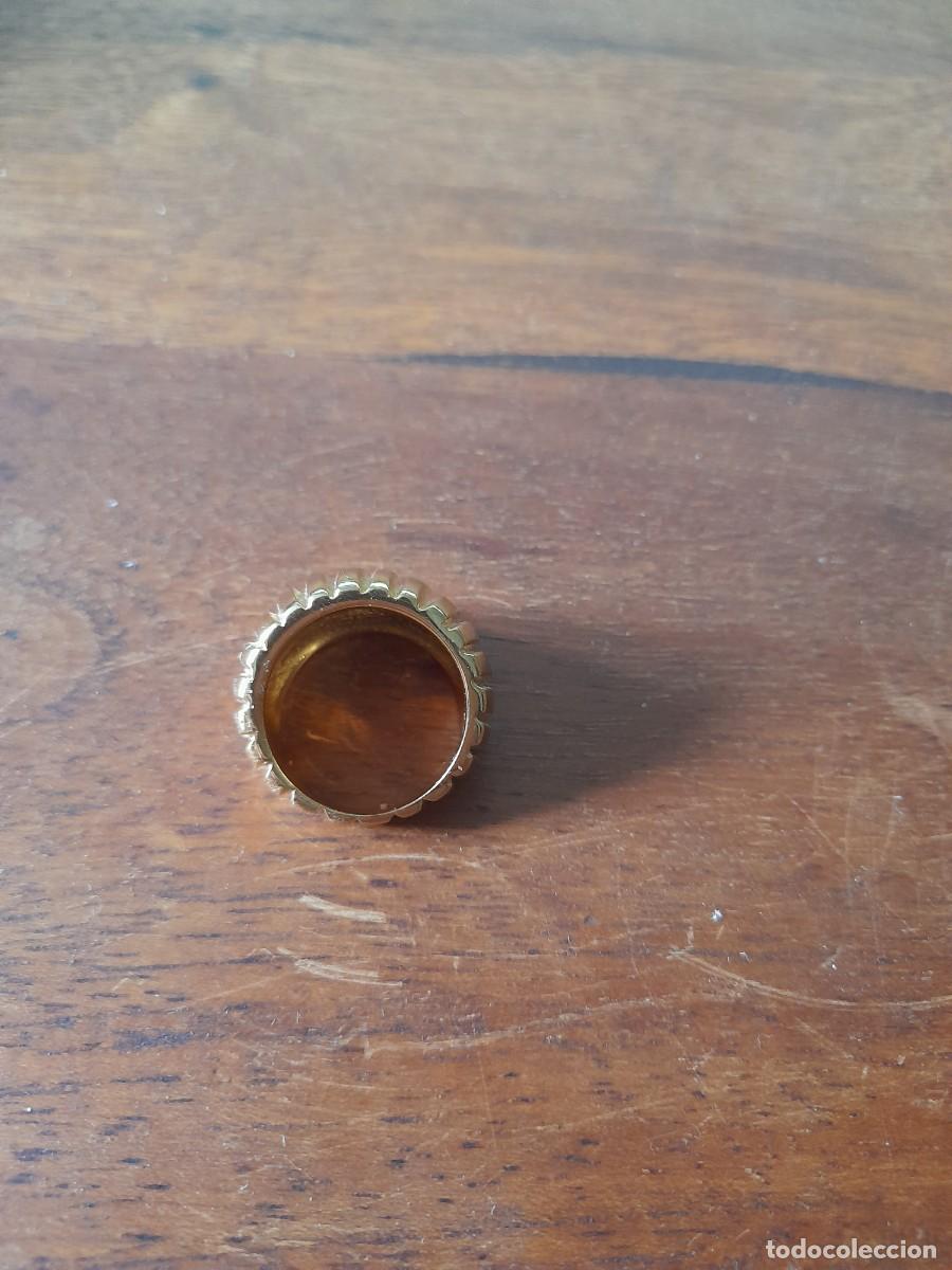Joyeria: Sortija dorada de bisuteria - Foto 2