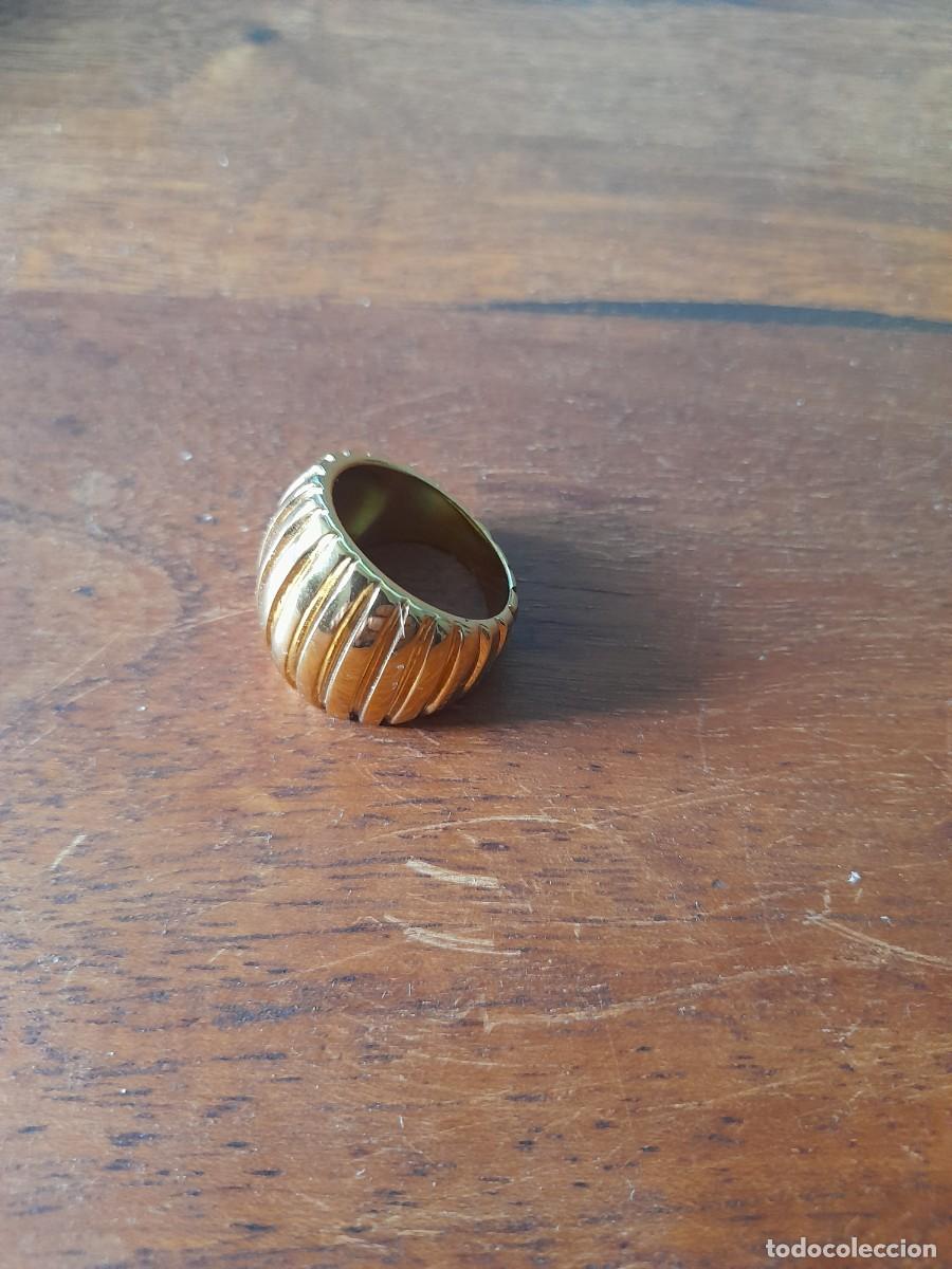 Joyeria: Sortija dorada de bisuteria - Foto 3