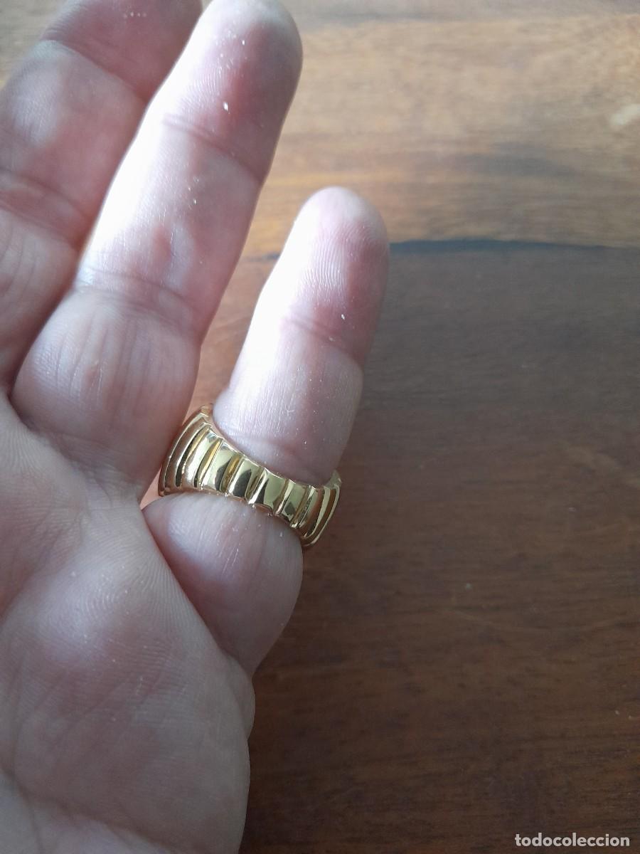 Joyeria: Sortija dorada de bisuteria - Foto 5