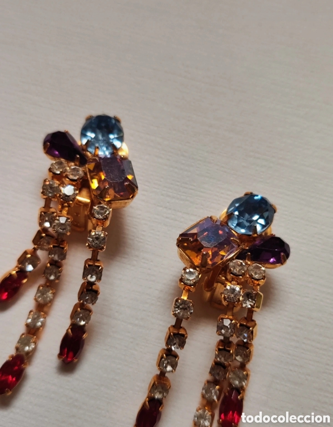 Joyeria: Pendientes vintage a&ntilde;os 60 - Foto 2