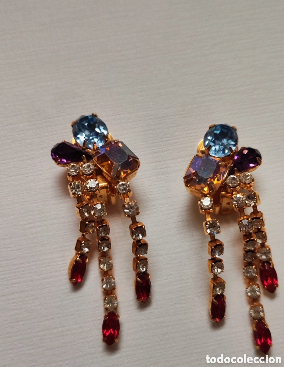 Joyeria: Pendientes vintage a&ntilde;os 60 - Foto 3