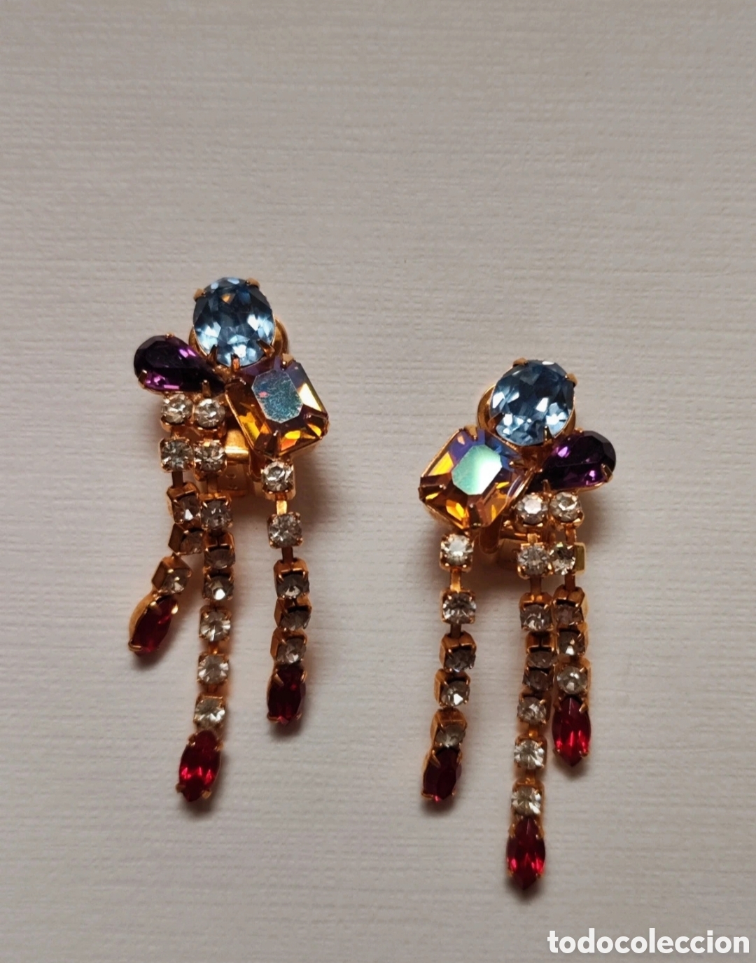 Joyeria: Pendientes vintage a&ntilde;os 60 - Foto 1