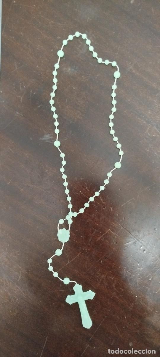 Joyeria: Collar Rosario florescente (brilla en la oscuridad) - Foto 1