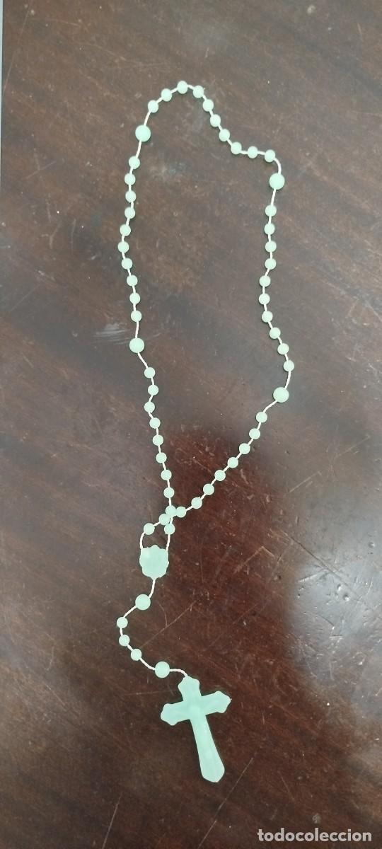 Joyeria: Collar Rosario florescente (brilla en la oscuridad) - Foto 2