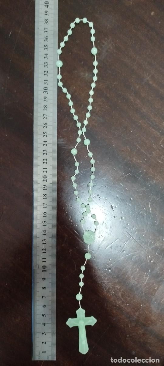 Joyeria: Collar Rosario florescente (brilla en la oscuridad) - Foto 3