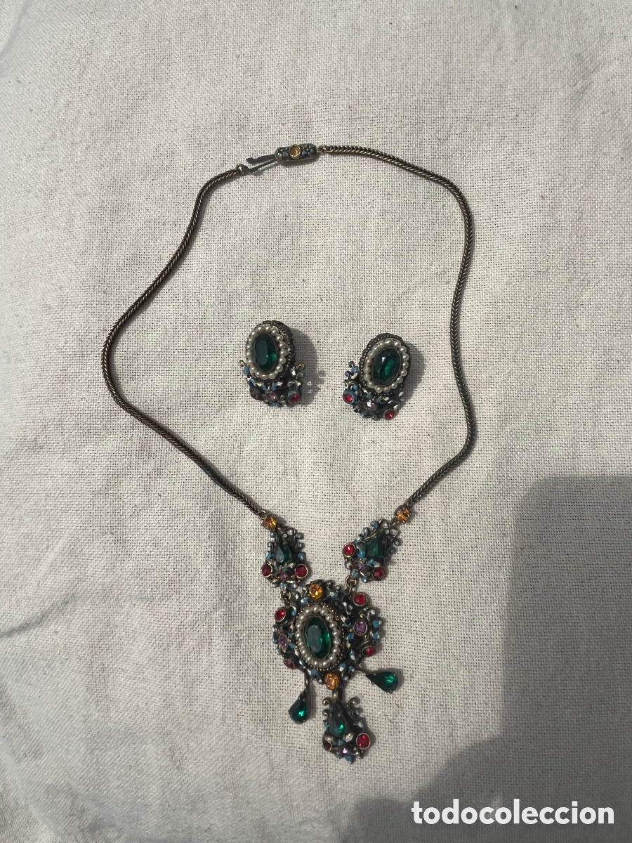 Joyeria: Colgante y pendientes vintage - Foto 1