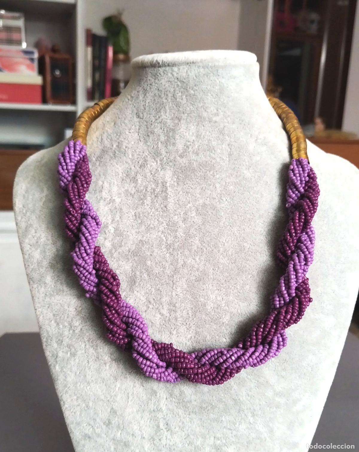Joyeria: Collar con piedras moradas. - Foto 6
