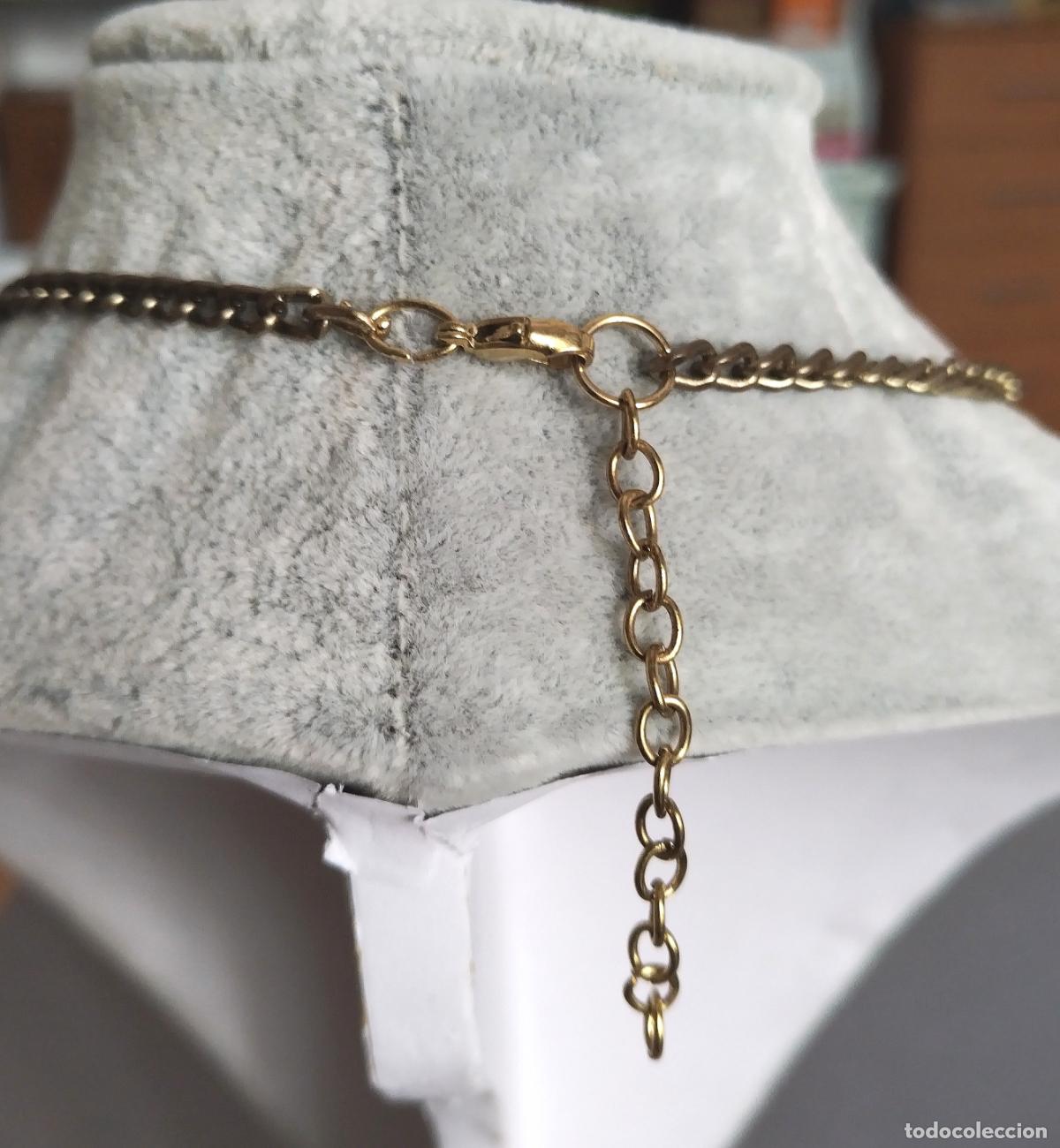 Joyeria: Collar dorado y con piedras moradas. - Foto 4