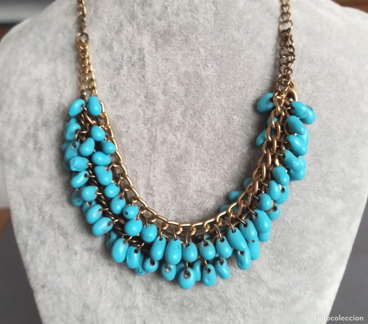 Joyeria: Collar, gargantilla, con piedras, azules. - Foto 1