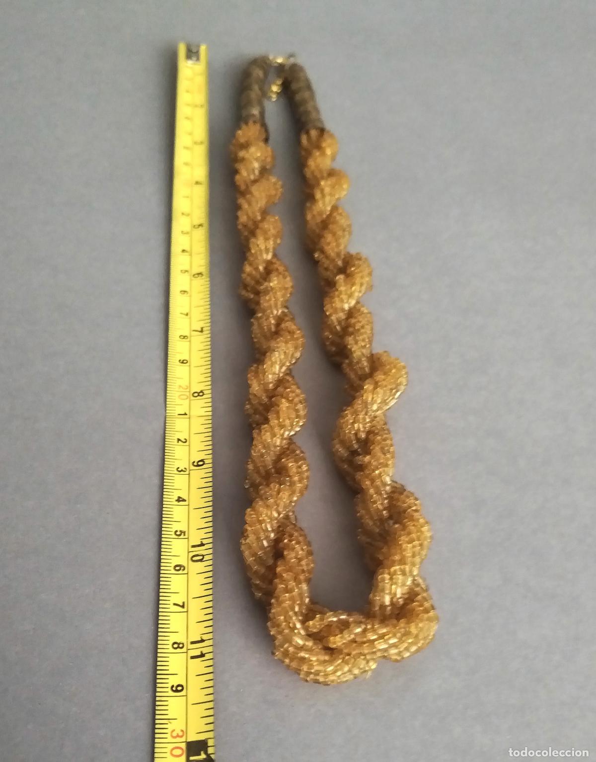 Joyeria: Collar de piedrecitas marrones. - Foto 2