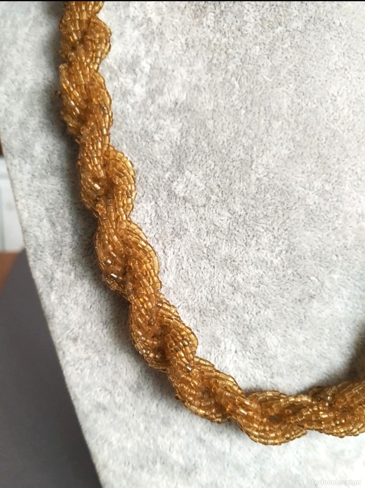 Joyeria: Collar de piedrecitas marrones. - Foto 3
