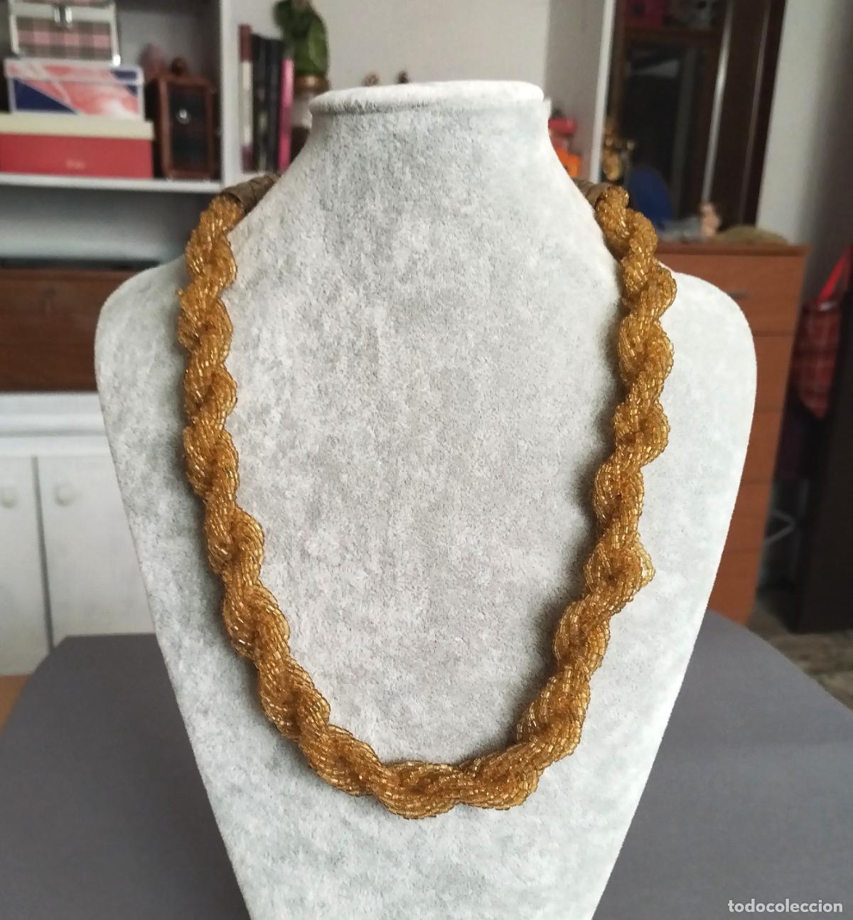 Joyeria: Collar de piedrecitas marrones. - Foto 4