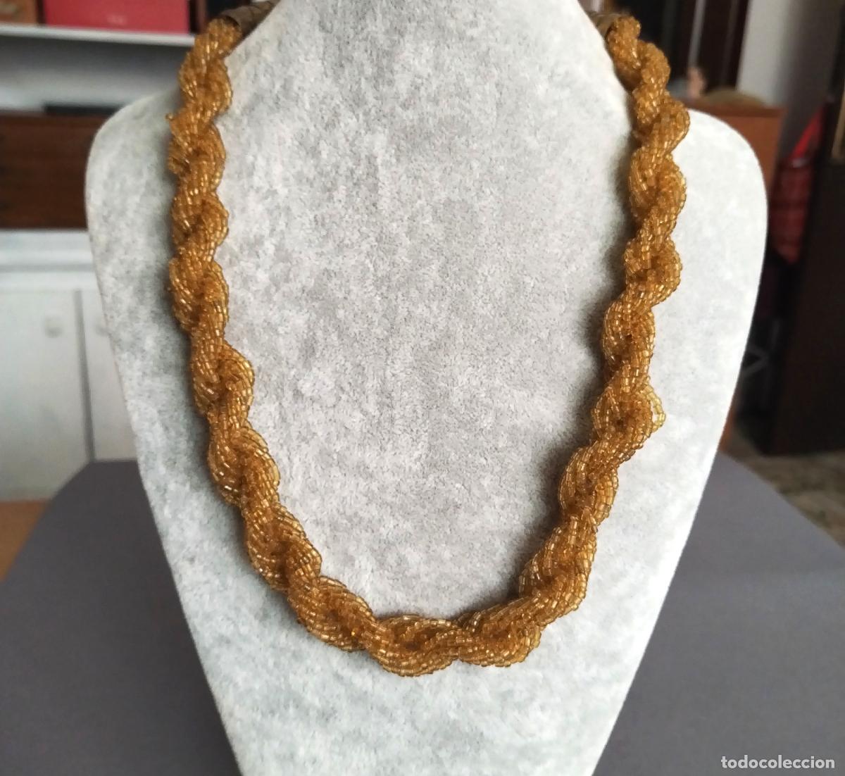 Joyeria: Collar de piedrecitas marrones. - Foto 6