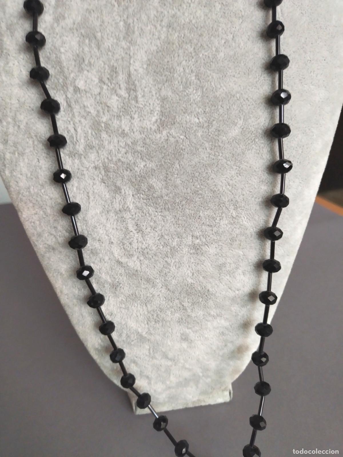 Joyeria: Collar largo, con piedras negras onix, y gemas. - Foto 6