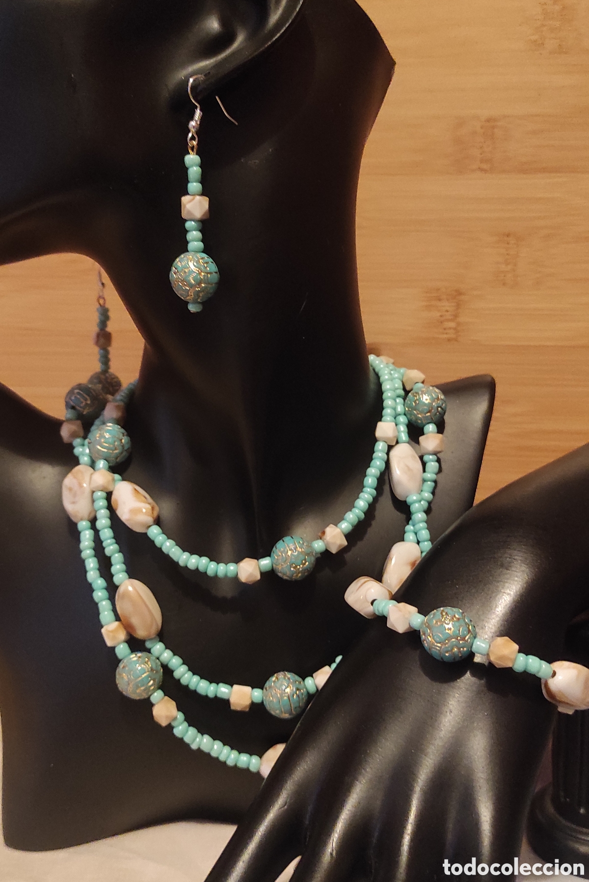 Joyeria: Conjunto artesanal de tres piezas - Foto 1