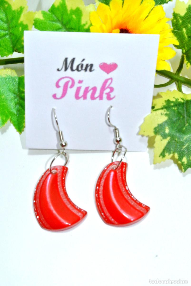 Joyeria: Pendientes color rojo y plata, A&ntilde;o 2000, Nuevos - Foto 1