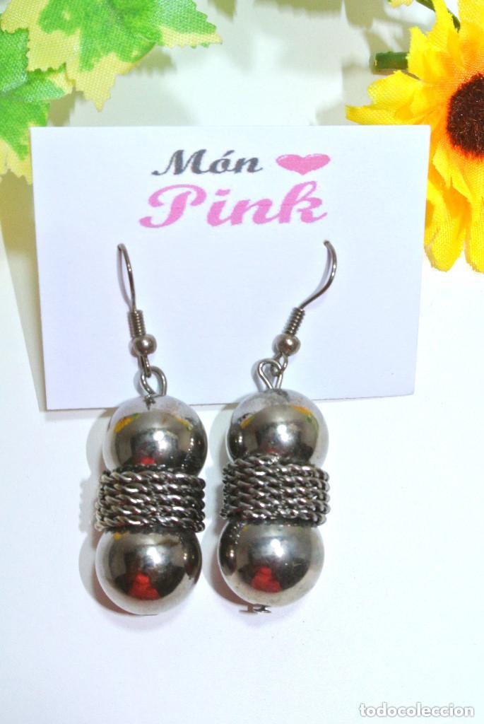 Joyeria: Pendientes color plata, A&ntilde;o 2000, Nuevos - Foto 1