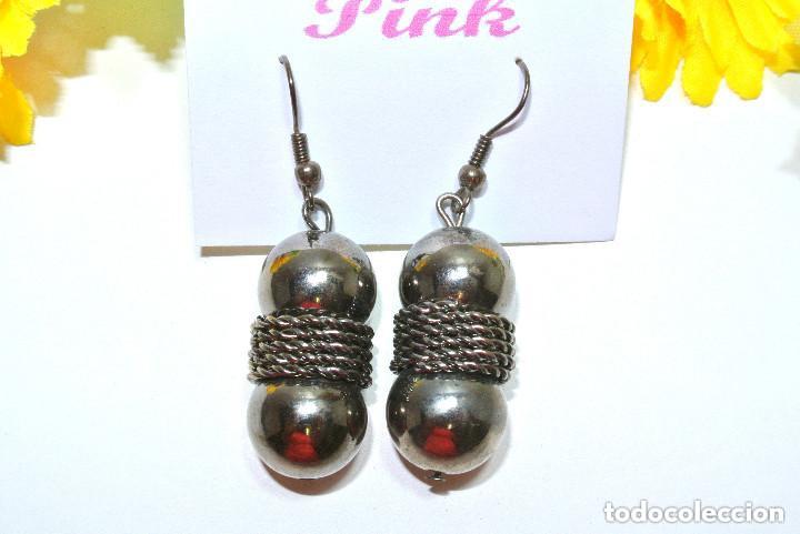 Joyeria: Pendientes color plata, A&ntilde;o 2000, Nuevos - Foto 2