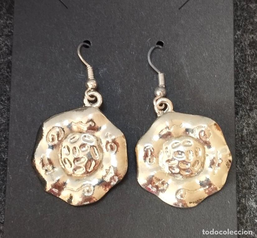 Joyeria: Pendientes color plata, A&ntilde;o 2000, Nuevos - Foto 1