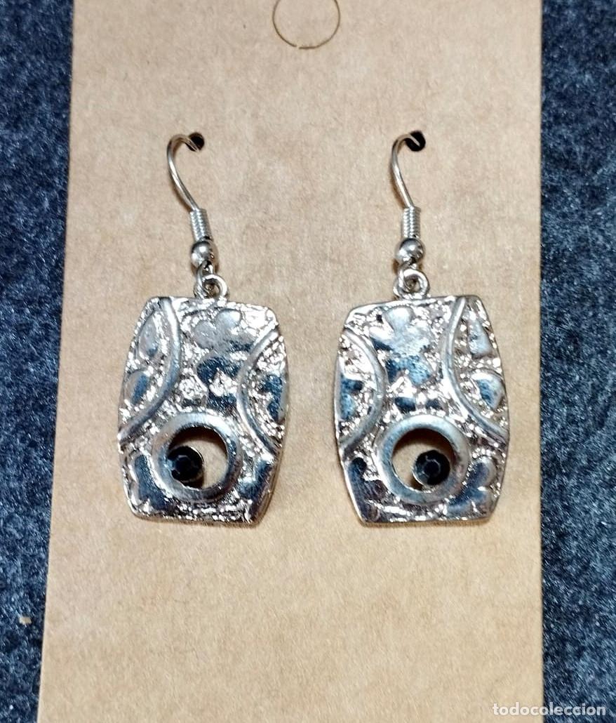Joyeria: Pendientes color plata, A&ntilde;o 2000, Nuevos - Foto 1