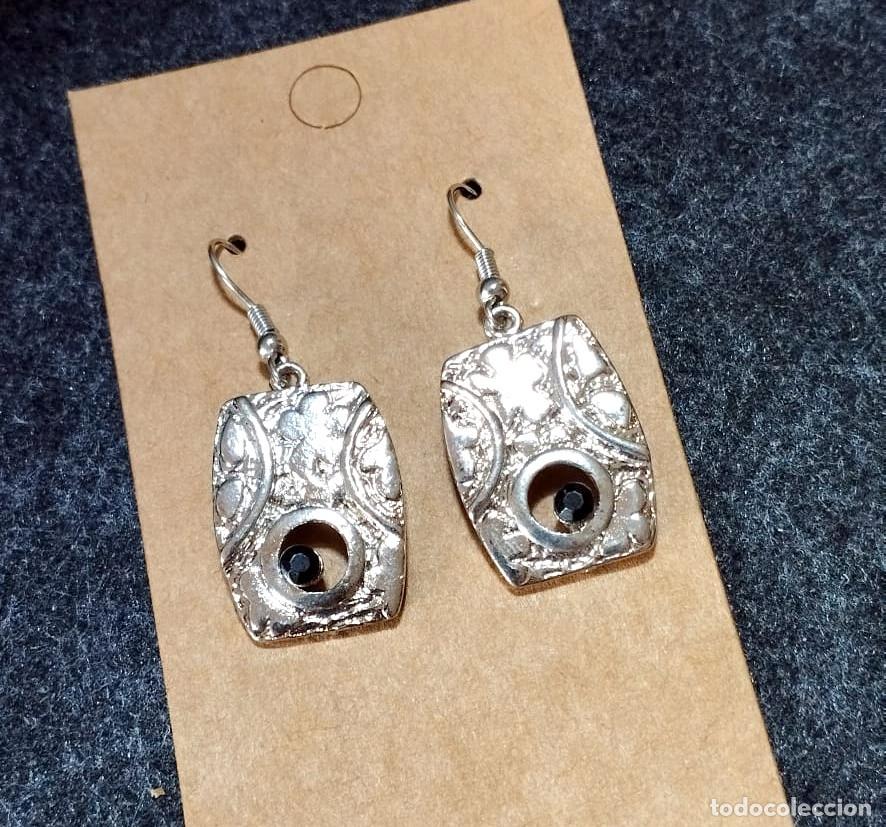 Joyeria: Pendientes color plata, A&ntilde;o 2000, Nuevos - Foto 2