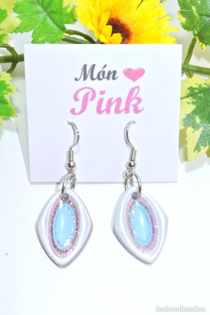 Joyeria: Pendientes color combinado, A&ntilde;os 80s, Nuevos - Foto 2