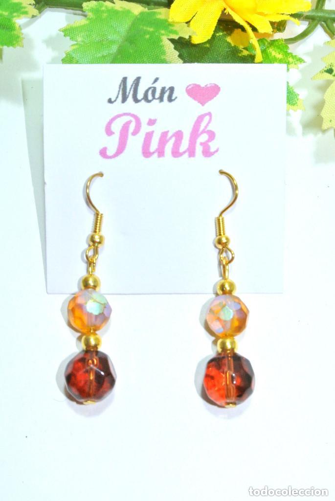 Joyeria: Pendientes de cristal, A&ntilde;o 2000, Nuevos - Foto 2