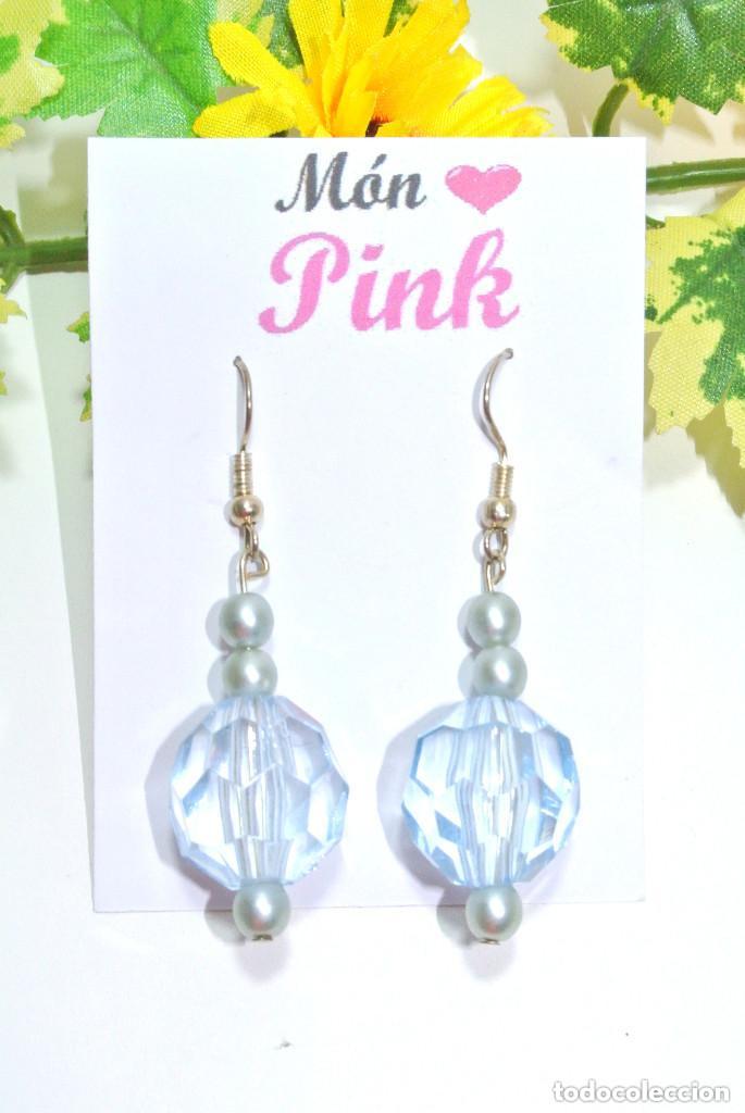 Joyeria: Pendientes color azul, A&ntilde;o 2000, Nuevos - Foto 2