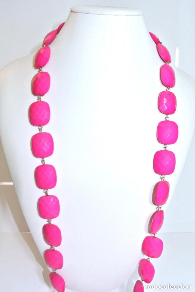 Joyeria: Collar largo color rosa, a&ntilde;o 2000, Nuevo - Foto 2
