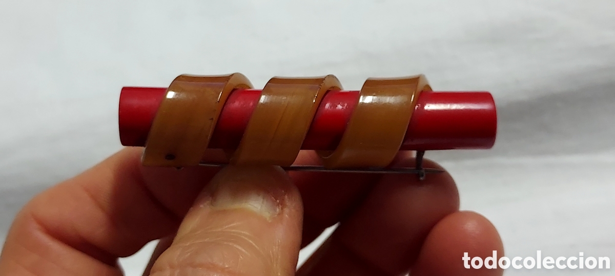 Joyeria: BONITO BROCHE PLASTICO DURO - Foto 1